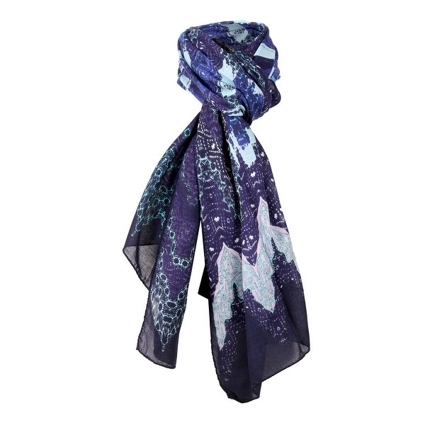 oversized black scarf