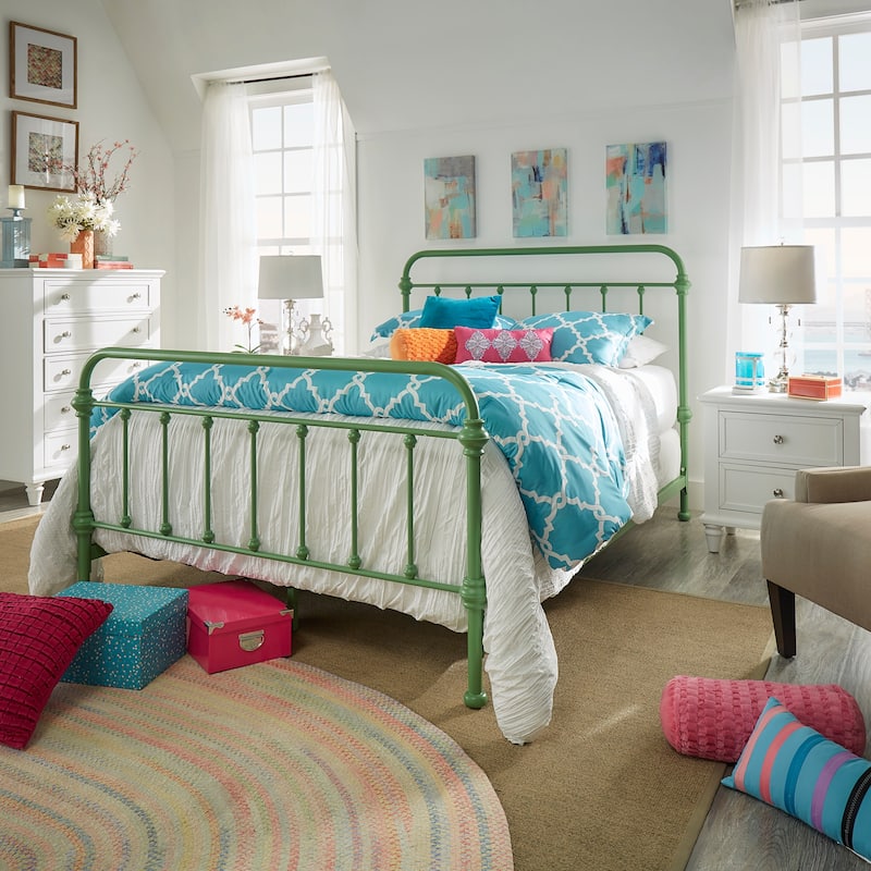 Giselle II Metal Bed iNSPIRE Q Classic - Green Meadow - Full