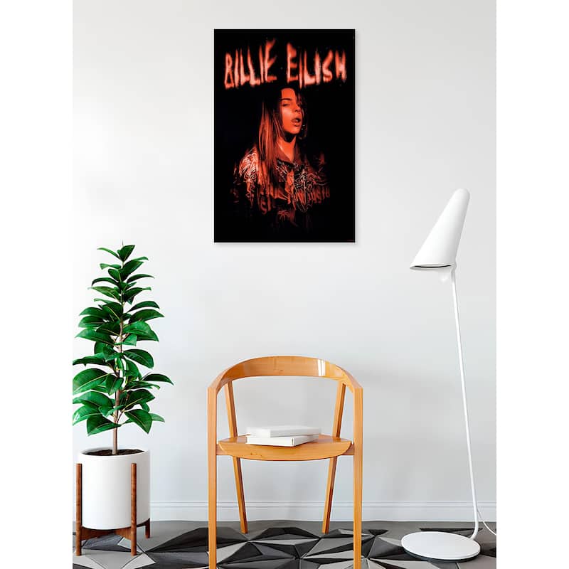 Billie Eilish - Sparks Art Poster - 24 x 36 Inch