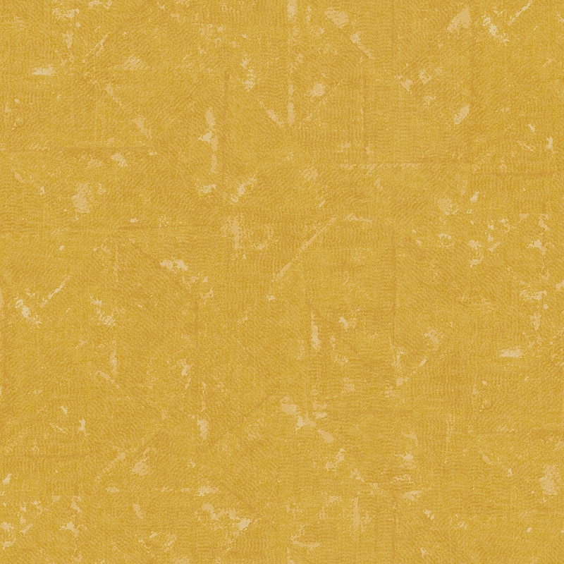 Galerie Wallcoverings Absolutely Chic Distressed Geometric Motif Vinyl on Non-woven Wallpaper Roll - 33 feet x 21 inches - Yellow