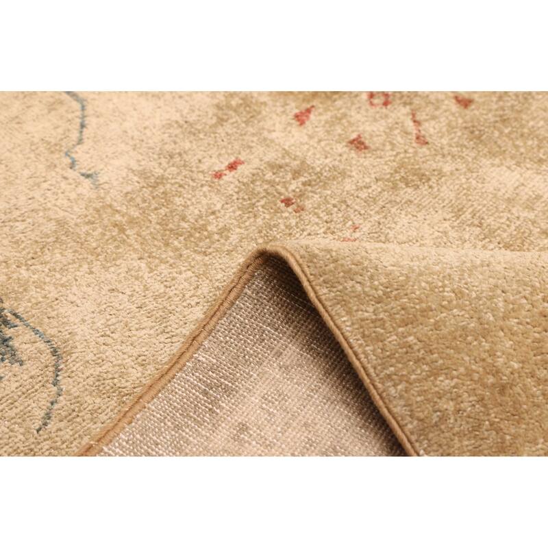 ECARPETGALLERY Hand-knotted Vibrance Khaki Wool Rug - 8'10 x 11'8