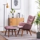 preview thumbnail 26 of 50, Carson Carrington Aasen Silky Velvet Tufted Accent Chair with Ottoman