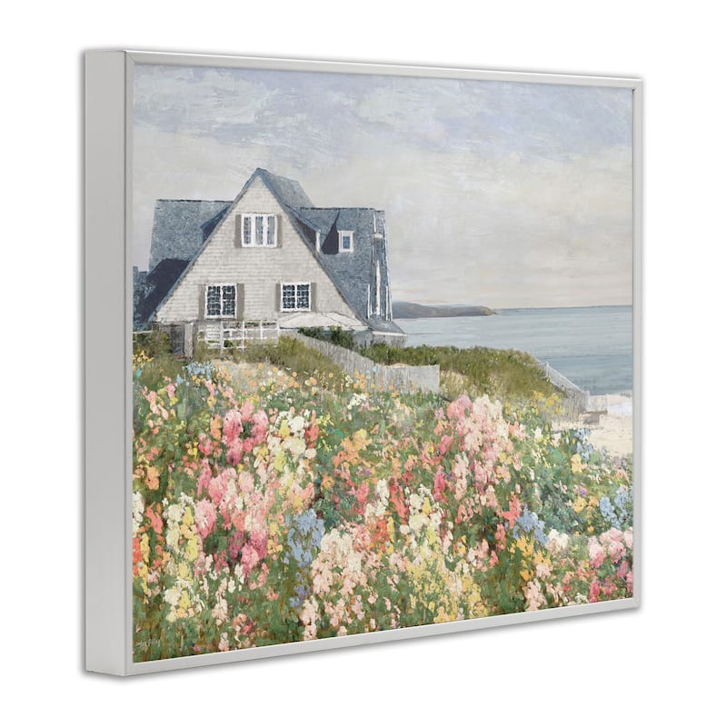 Stupell Coastal Cottage Meadow Framed Giclee Art Design By Amber Sterling