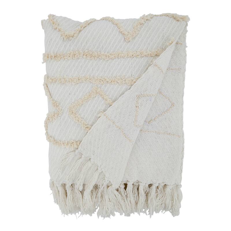 Throw Blanket With Diamond Embellished Design