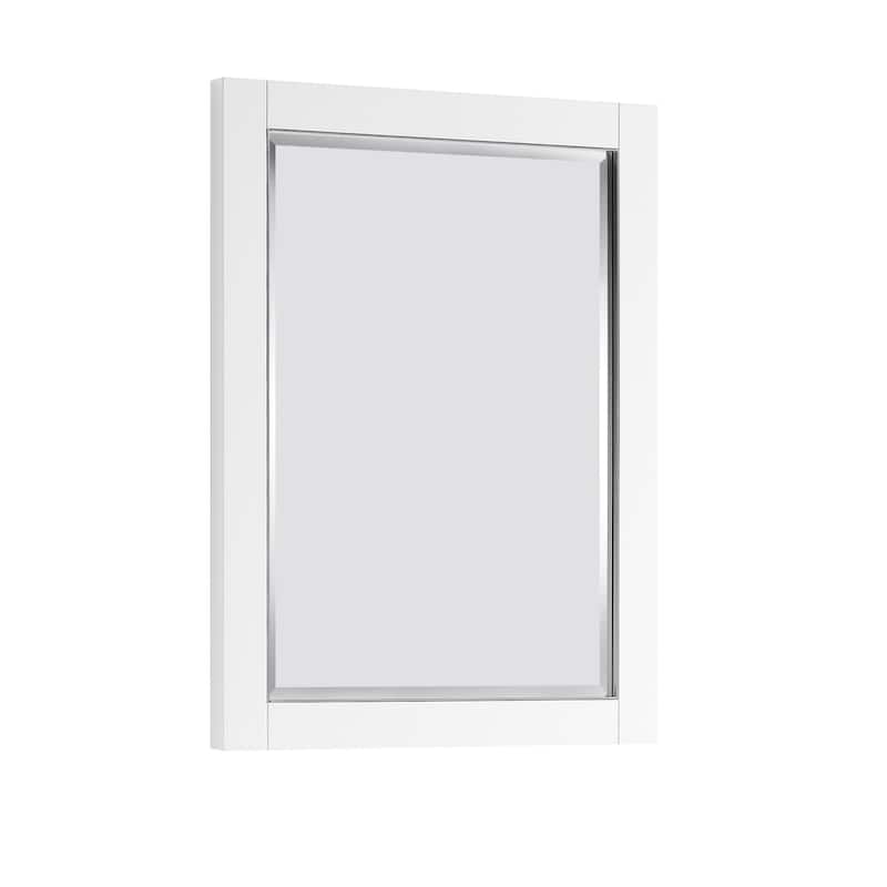 Avanity Mason 32" x 24" Framed Bathroom Mirror with Silver Trim