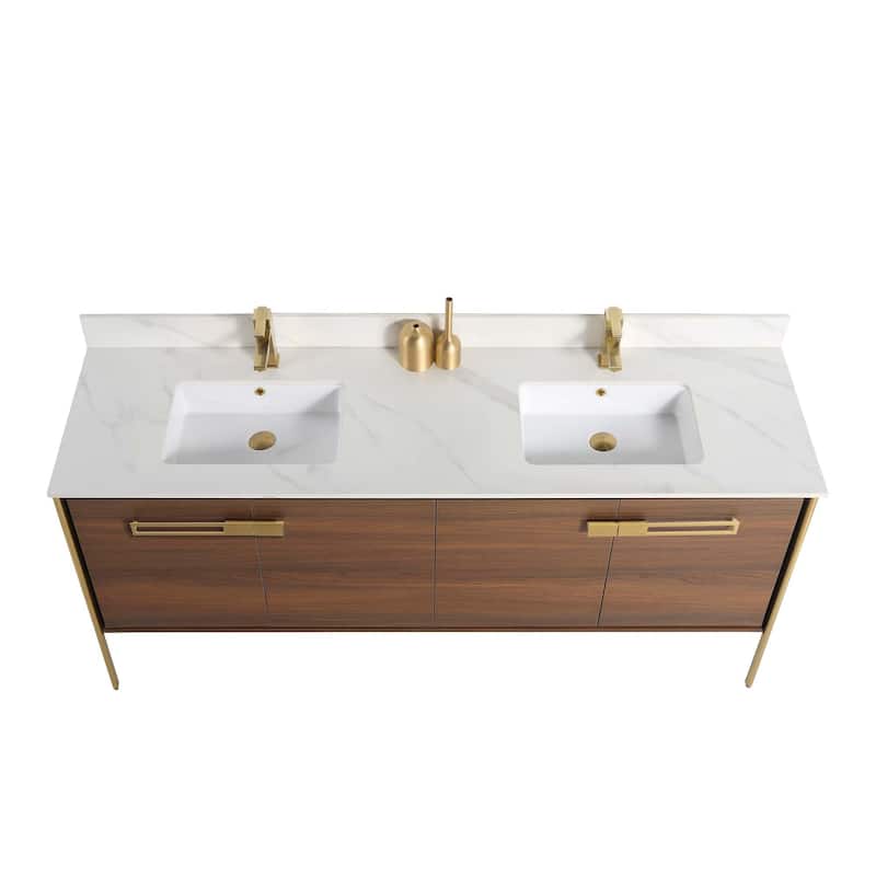 Fine Fixtures Oakville Bathroom Vanity with White Ceramic Sink