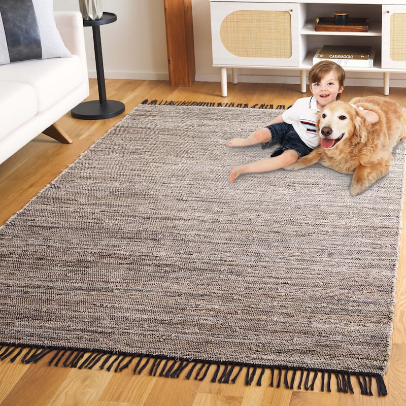 SAFAVIEH Hand-Woven Rag Marnita Roely Modern & Contemporary Cotton
