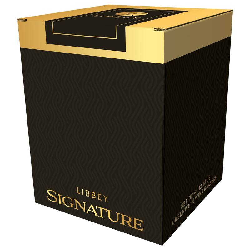 Libbey Signature Greenwich Red Wine Glasses, 12.75-Ounce, Set of 4 - Set of 4