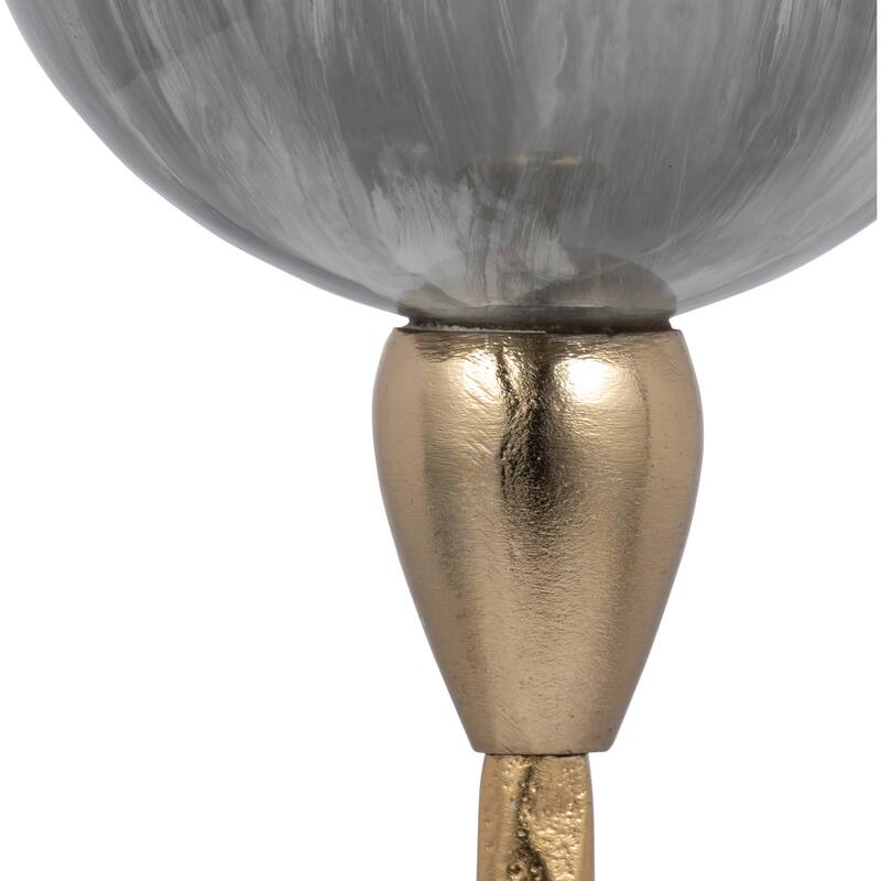 Glass Modern Stem Round Tealight Candle Holder