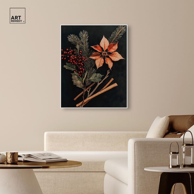 Hearth Flora Canvas by Art Remedy