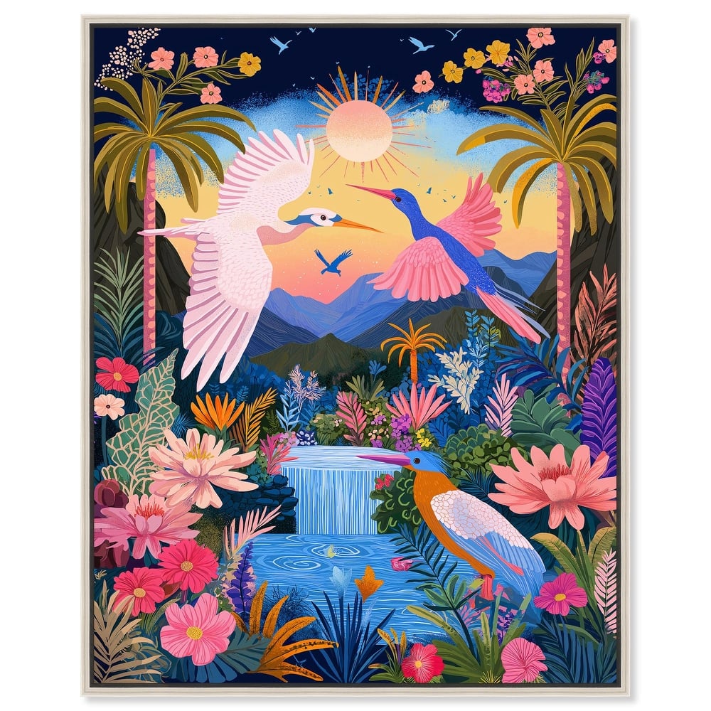 Waterfall Haven Canvas by Art Remedy