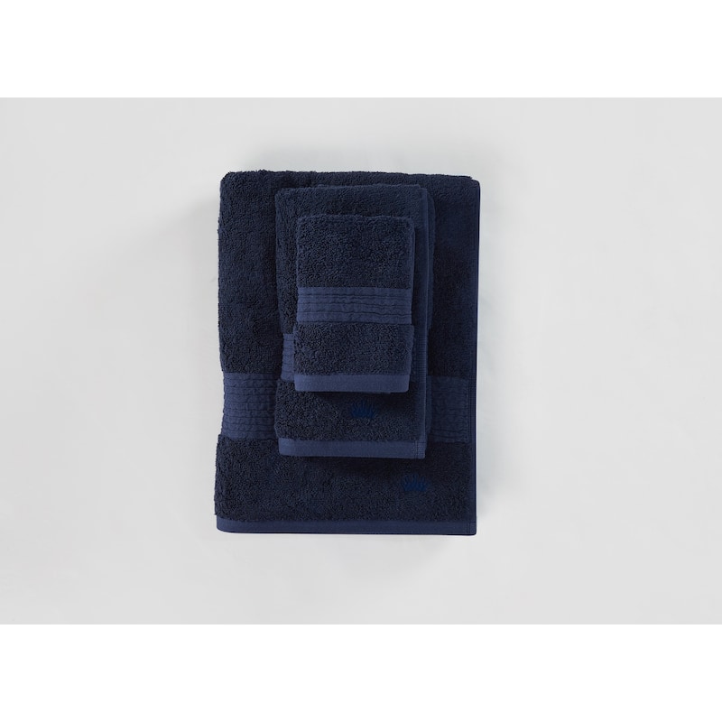 Royal Velvet Cotton TENCEL™ 8 Piece Towel Set - Navy