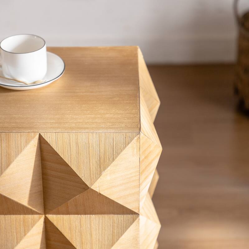 Three-dimensional Embossed Side Table