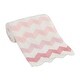 preview thumbnail 1 of 2, Lambs & Ivy Pink & White Chevron Knit Baby Blanket