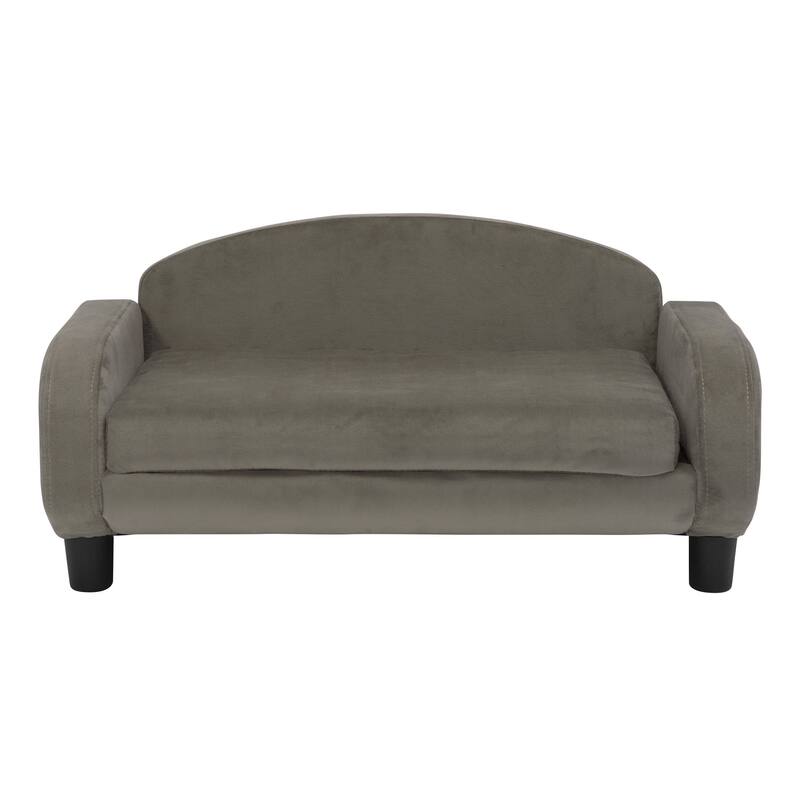 Paws & Purrs Modern Pet Sofa Bed Low-Back Lounger for Dogs & Cats – Removable Washable Mattress Cover