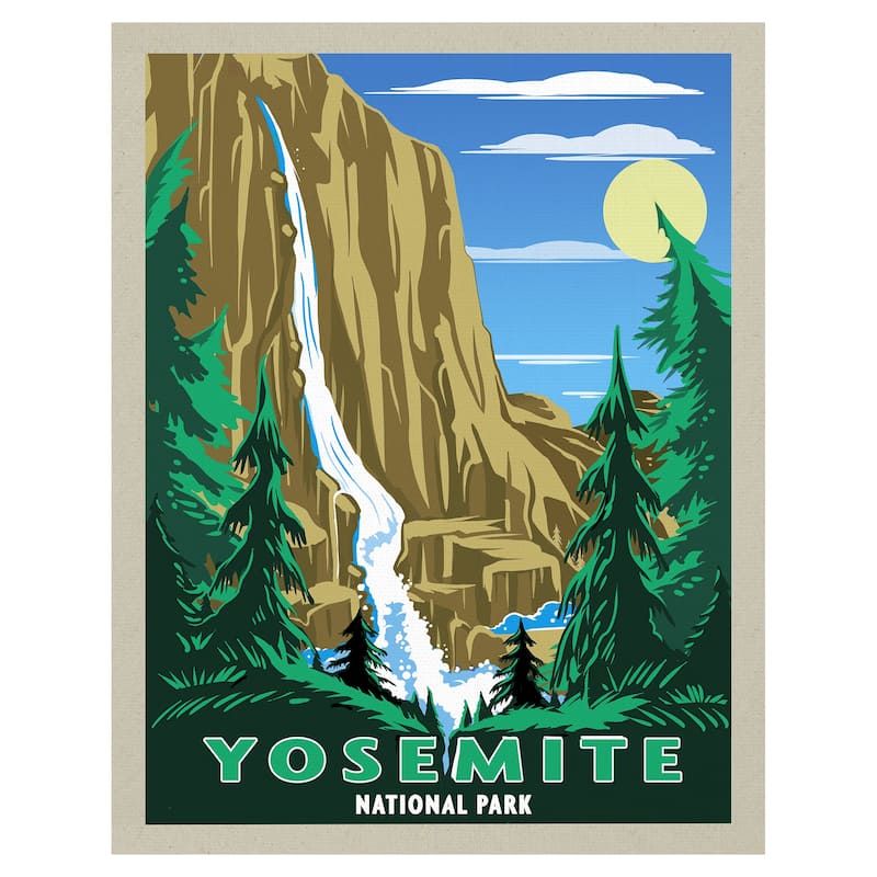 Yosemite National Park by John Rufo Canvas Art Print