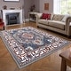 preview thumbnail 1 of 10, George Towne Living Persian Floral Luxury Handmade Traditional Persian Wool Area Rug 2.6'x8' Runner - Blue/Multi