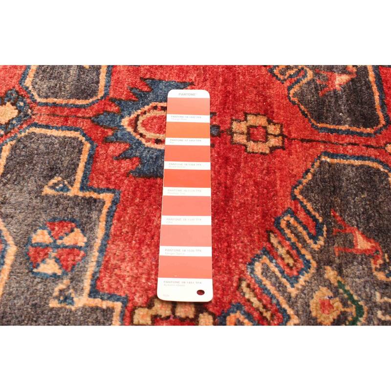 ECARPETGALLERY Hand-knotted Anadol Red Wool Rug - 4'2 x 6'9