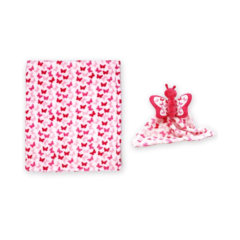 Baby Boys and Girls Blanket And Nunu Set