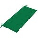 preview thumbnail 7 of 8, vidaXL Batavia Bench with Green Cushion 47.2" Solid Teak Wood
