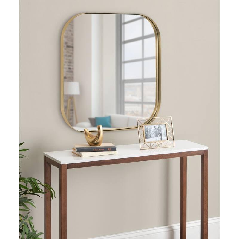 Kate and Laurel Rollo Decorative Framed Wall Mirror