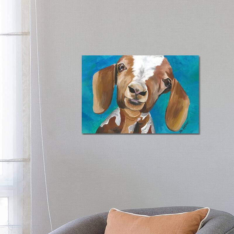 iCanvas "Goat Millie" by Hippie Hound Studios Canvas Print - 18x26x1.5
