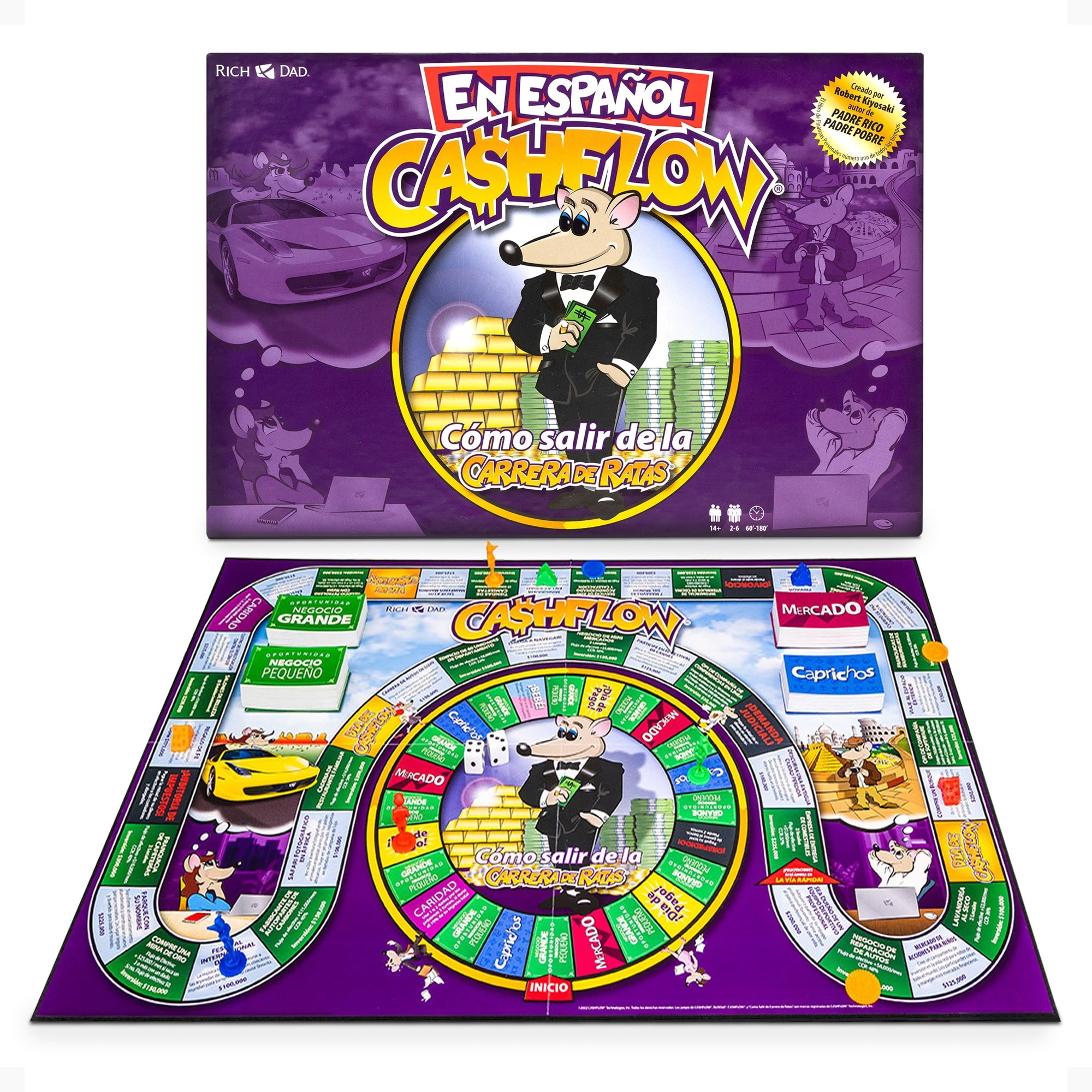 Rich Dad CASHFLOW Strategic Investing & Educational Board Game, En