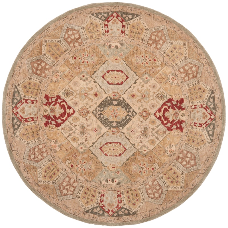 SAFAVIEH Handmade Anatolia Meisje Traditional Oriental Hand-spun Wool Rug