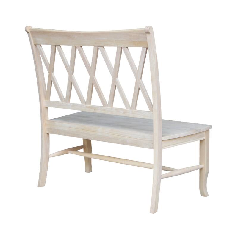 Double X-back Bench