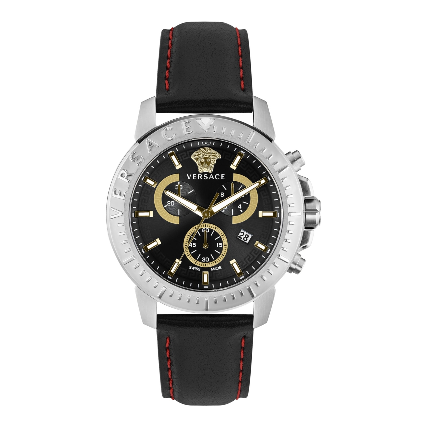 Versace Greca Extreme Chrono Silicone Watch - Overstock - 43609677