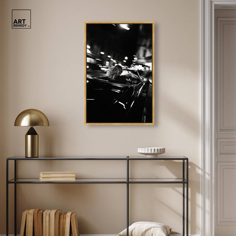 Night Ride Rhapsody Canvas by Art Remedy