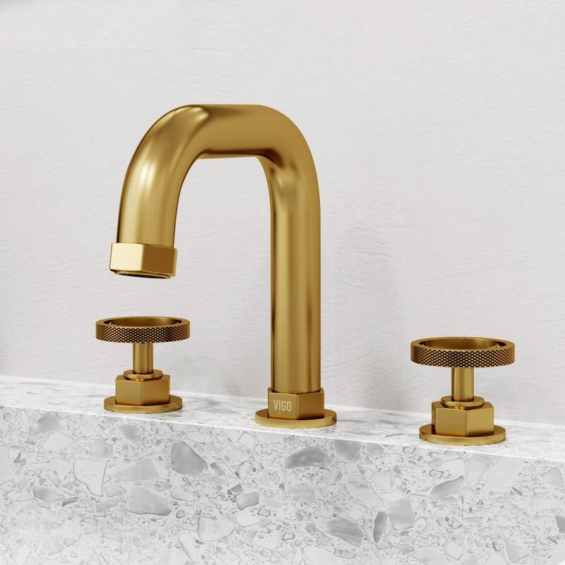 VIGO Hart 7" H 2-Handle Widespread Bathroom Faucet