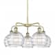 Option Antique Brass / Clear Deco Swirl