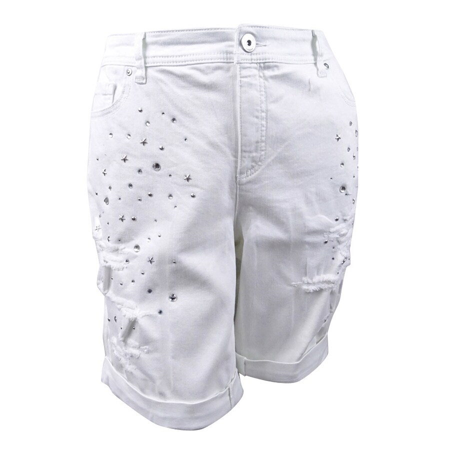 Shop Inc International Concepts Women S Plus Star Studded Bermuda