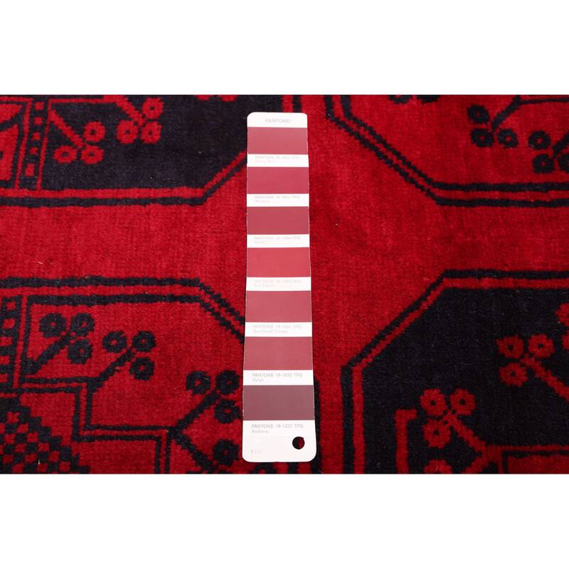 ECARPETGALLERY Hand-knotted Teimani Red Wool Rug - 3'2 x 5'10