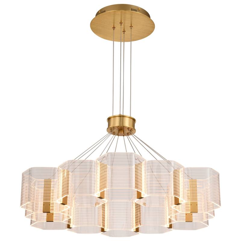 Nuvo Lighting 62/2404 Kenzo 35" Wide LED Chandelier