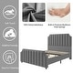 preview thumbnail 27 of 28, Platform Bed Frame with 50.2" Headboard, Velvet Upholstered Bed Frame