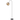 60W Worcrest downbridge metal floor lamp with bamboo shade