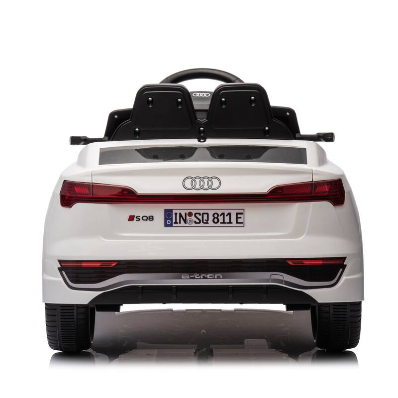 12V Kids Ride On Electric Car W/Parents Remote Control,Licensed Audi Sq8 For Kids,Volume Control,For Kids Aged 3-6.