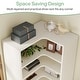 preview thumbnail 4 of 7, 9-Tier Corner Shelf, 65" Tall Modern Corner Bookshelf Bookcase