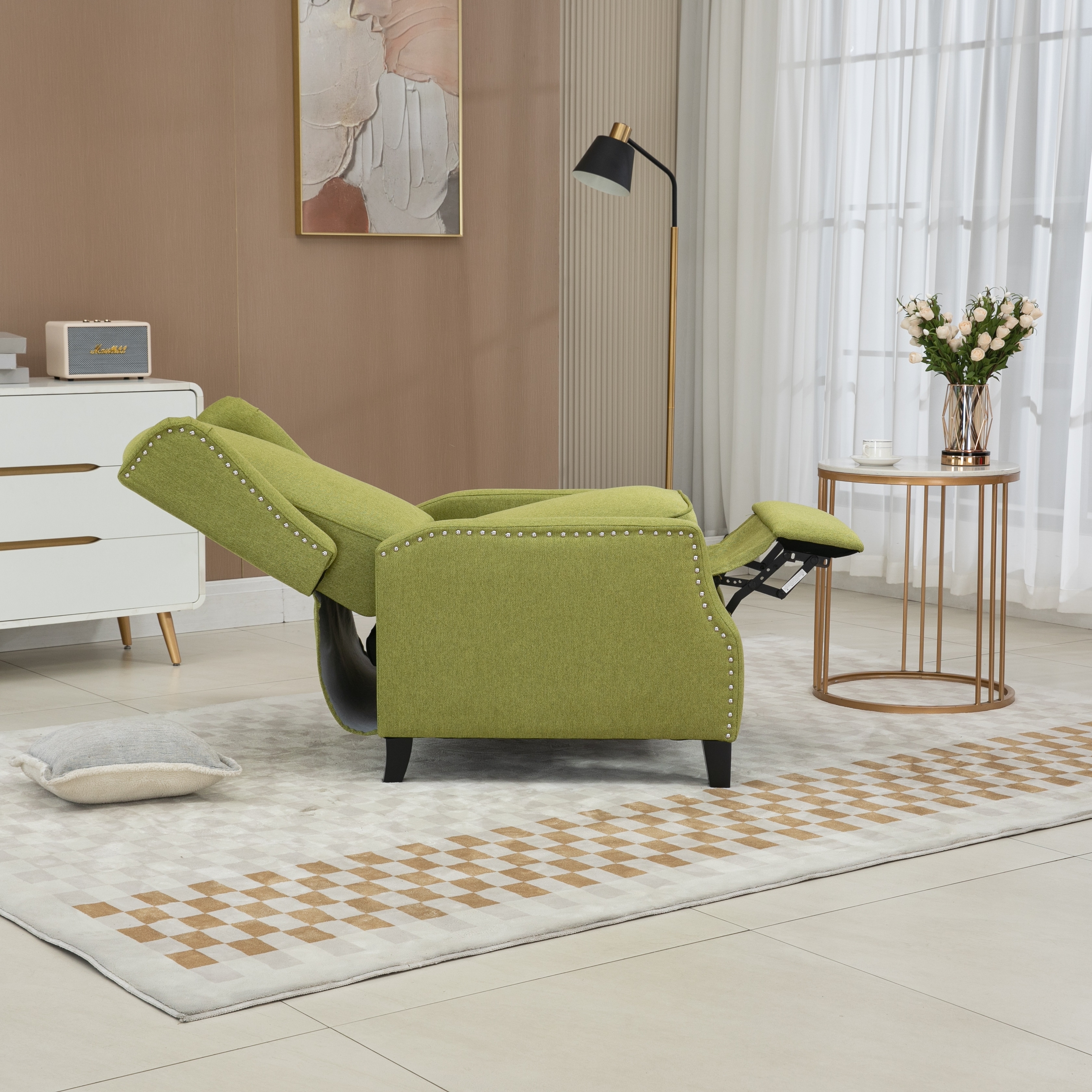 Chairs with lumbar top support for living room