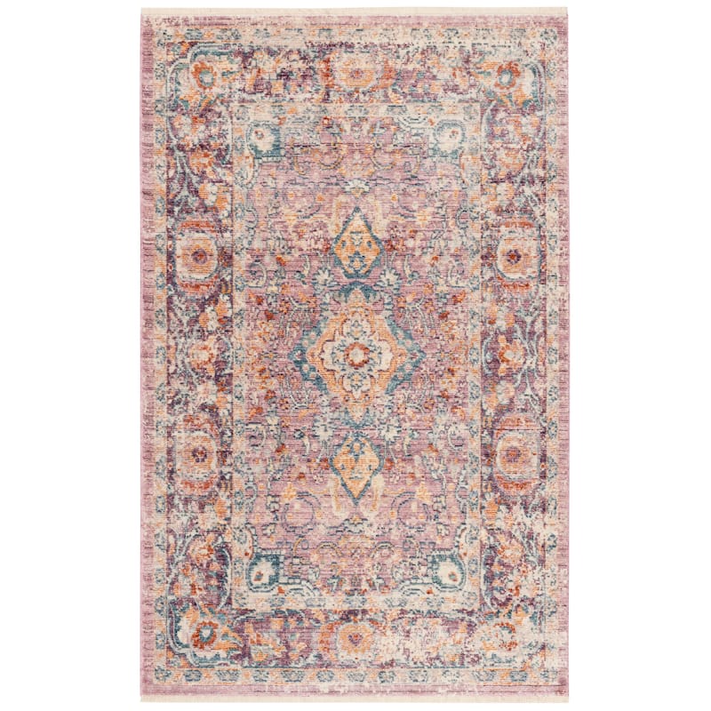 SAFAVIEH Illusion Lanette Vintage Boho Oriental Viscose Rug with