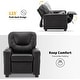 preview thumbnail 17 of 42, Mcombo Kids Recliner Chair Armrest Sofa for Toddlers Faux Leather
