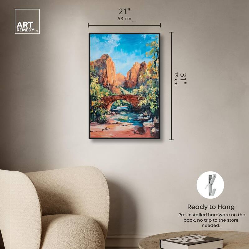 Bridge in Time Canvas by Art Remedy