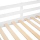 preview thumbnail 30 of 33, Twin Size House-Shaped Wood Bed Low Loft Bed with Desk & Shelf, Unique Kids Bed Tent Bed with Drawer and Roof for Boys Girls