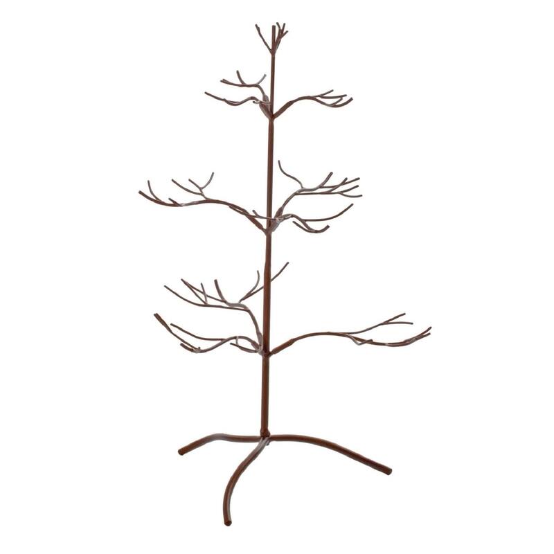 25" Metal Ornament Tree - Brown