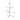 25" Metal Ornament Tree