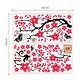 preview thumbnail 5 of 3, Walplus Pink Blossom Flower Wall Sticker Home Decoration Nursery Decal