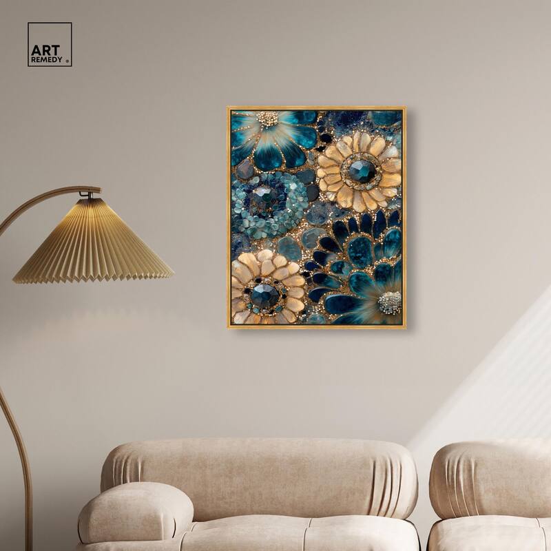 Opulent Geode III Canvas by Art Remedy