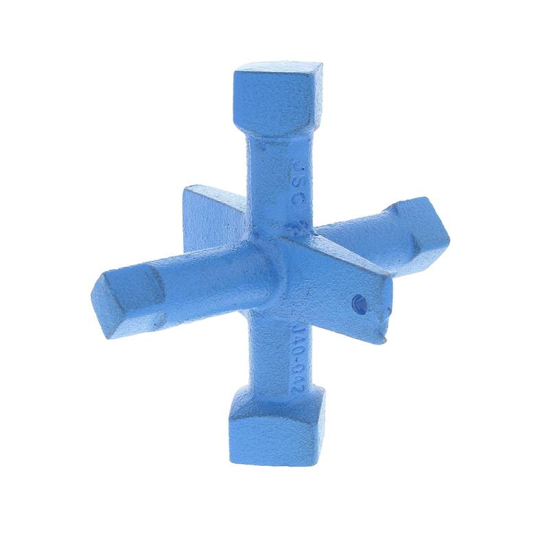 Jones Stephens J40042 6-Way Countersunk Plug Wrench - Blue - Blue